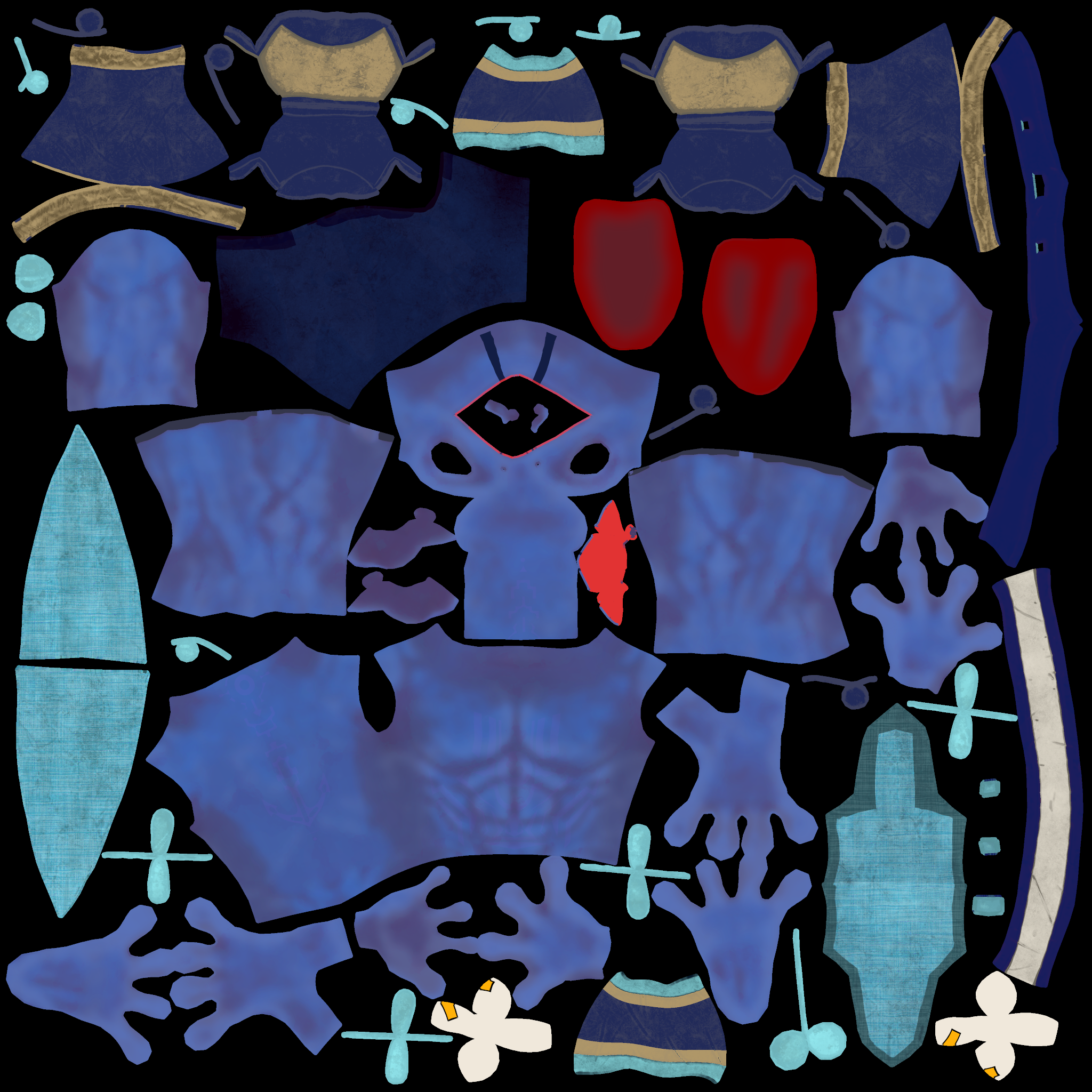 Player Frog base colour map